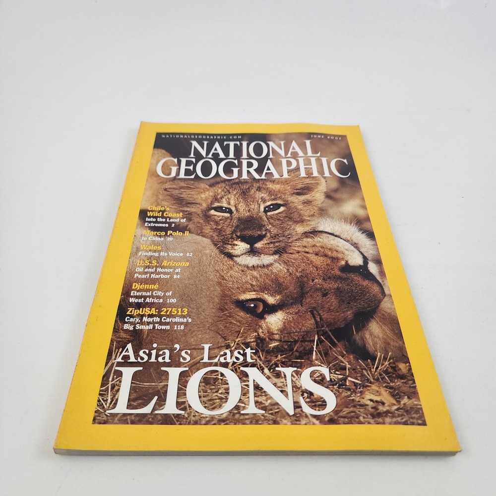 National Geographic Magazine June 2001 No Insert